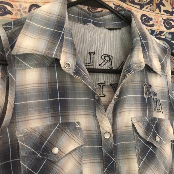 Hardly Davidson sleeveless top small - Picture 4 of 6